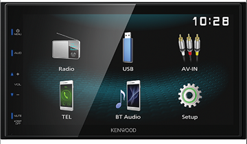 Slika Kenwood DMX120BT | 6.8" | Bluetooth | USB | RDS