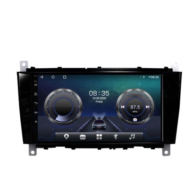 Slika Mercedes-Benz C Klasa | W203 | 9" OLED/QLED | Android 12 | 6/128GB | 8-Core | 4G | DSP | SIM | Ts10