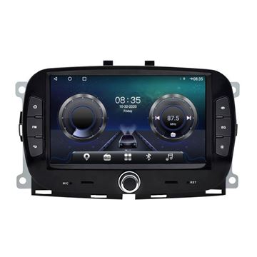 Slika Fiat 500 | 9" | Android 12 | 4GB | 8-Core | 4G | DSP | SIM | Ts10
